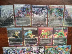 Magic TMNT MtG Leonardo Michelangelo Raphael & Donatello Borderless, 5 Foils - Image 5