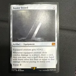 Buster Sword - #255 Regular - Final Fantasy - Mtg - Image 1