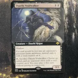Magic the Gathering Dauthi Voidwalker (Extended Art) R Modern Horizons 2 450 LP - Image 1