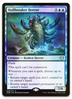 Hullbreaker Horror #63 (Foil) (NM) Crimson Vow VOW Magic MTG - Image 1
