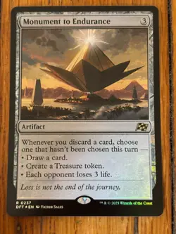 Monument to Endurance - Aetherdrift - MTG - FOIL - 0237 - Image 1