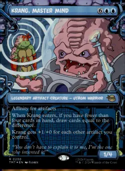 Krang, Master Mind (Showcase) R Foil Teenage Mutant Ninja Turtles 230 NM - Image 1