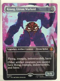 Krang, Utrom Warlord (Borderless) Mythic #221 Ninja Turtles MTG - Image 1