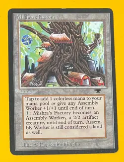 MTG MISHRA'S FACTORY (Spring) Antiquities (OldManMTG 004-981) - Image 1