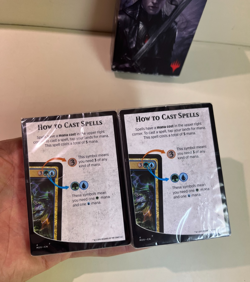 Open Box- Magic the Gathering Black Mage Starter Deck 2019, 2 Sealed Decks, READ - Image 2