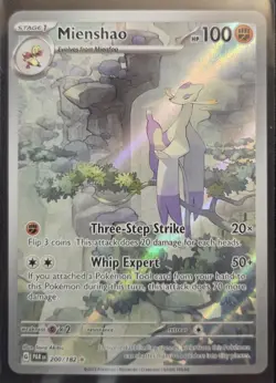 Pokemon TCG Mienshao 200/182 IR Paradox Rift NM - Image 1