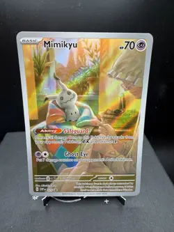 Pokemon TCG Scarlet & Violet Mimikyu SVP075 Full Art Black Star Promo NM! - Image 1