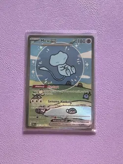 Mew EX 232/091 Sir Bubble Mew Paldean Fates SV Pokemon TCG Holo Full Art English - Image 1