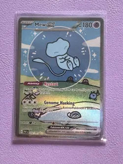 Mew EX 232/091 Sir Bubble Mew Paldean Fates SV Pokemon TCG Holo Full Art English - Image 3