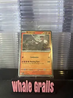 SEALED Pokemon Phantasmal Flames Reshiram BLACK STAR PROMO CARD TCG 017/094 - Image 1