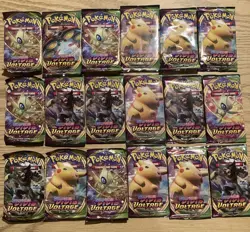 Pokemon Sword & Shield Vivid Voltage Booster Pack Lot x18 New Sealed - Image 1