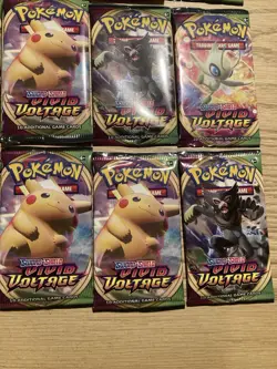 Pokemon Sword & Shield Vivid Voltage Booster Pack Lot x18 New Sealed - Image 4