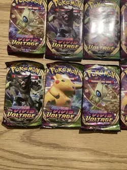 Pokemon Sword & Shield Vivid Voltage Booster Pack Lot x18 New Sealed - Image 5