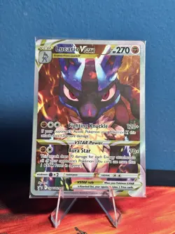 Pokemon Lucario VSTAR SWSH291 Sword & Shield Promo Holo 270 HP Card - Image 1