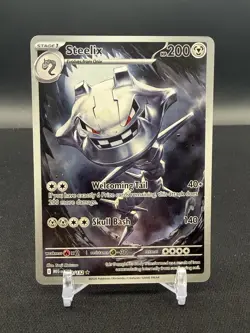 Pokemon TCG Steelix Illustration Rare 150/132 Mega Evolution - Image 1