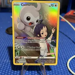 Pokemon TCG Castform Lost Origin Trainer Gallery TG11/TG30 Holo Ultra Rare - Image 1