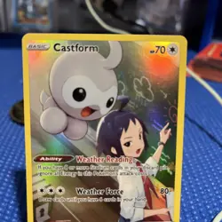 Pokemon TCG Castform Lost Origin Trainer Gallery TG11/TG30 Holo Ultra Rare - Image 2