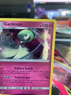 🌀 Pokemon Gardevoir Cosmos Holo w/ Swirl Rare Promo 141/214 TCG Lost Thunder - Image 3