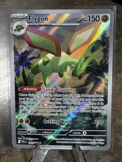 Flygon 101/094 Full Art Holo Pokemon ME02: Phantasmal Flames English NM #1 - Image 1