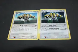 Pokemon Card Lot PL-MP Non-Holo & Holo Rare Regigigas 4/17 POP Series 9 Set - Image 1