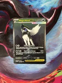 🔥Pokemon TCG-Mega Absol ex-180/132-Me01: Mega Evolution-SIR-Holo-M/NM!🔥 - Image 1