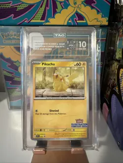 Pokemon Pikachu Illustration Contest 2024 Scarlet & Violet Black Star Promo - Image 1