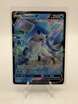 Pokemon Glaceon V Full Art Holo Promo SWSH196 210 HP Sword & Shield - Image 1