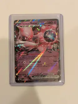 Pokemon TCG Team Rocket’s Mewtwo ex 81/182 Destined Rivals Double Rare *NM* - Image 1
