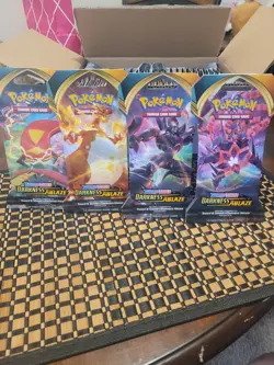 Pokemon Sword And Shield Darkness Ablaze Sleeved Booster Pack Set Of 72 - Image 2