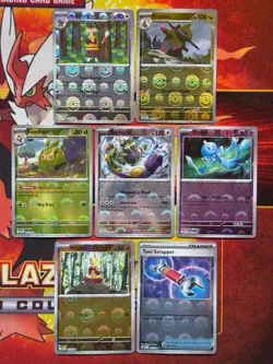 Pokemon TCG Scarlet & Violet Black Bolt/White Flare Poke Ball Holo Lot Of 7 - NM - Image 1