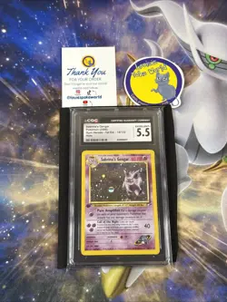 Pokemon Sabrina's Gengar Gym Heroes 1st Edition Holo Rare #14 - CGC 5.5 - Image 1