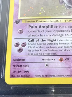 Pokemon Sabrina's Gengar Gym Heroes 1st Edition Holo Rare #14 - CGC 5.5 - Image 4