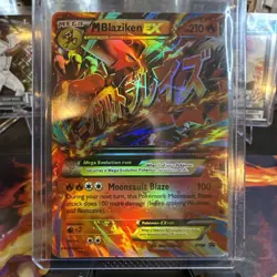 Pokemon TCG M Blaziken EX XY86 Full Art Black Star Promo Holo Mega 210 HP Fire - Image 1