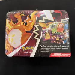 Pokemon Fall 2020 Collector’s Chest Lunch Box Tin Charizard Factory Sealed - Image 1