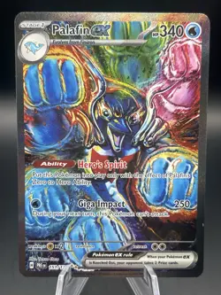 Palafin ex 151/131 Pokemon TCG Prismatic Evolutions Special Illustration Rare - Image 1