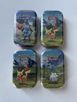 Pokemon TCG: Mega Evolution Ascended Heroes Mini Tin Lot Of 4 Brand New/ Sealed! - Image 1