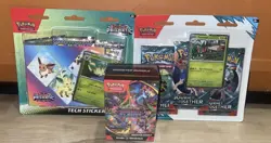 Pokemon TCG Prismatic Tech Sticker Collection & Phantasmal Flames Booster Bundle - Image 1