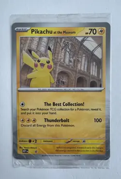 Pokemon TCG Pikachu at the Museum - Jumbo Natural History Museum Promo - SEALED - Image 1