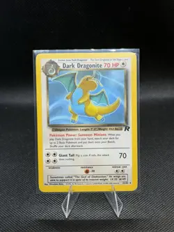Pokemon TCG Team Rocket Dark Dragonite #22/82 Unlimited Rare Vintage 2000 LP/MP - Image 1