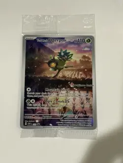 Pokemon TCG Pokemon Center Stamped ETB Promo: Teal Mask Ogerpon SVP123 - Sealed - Image 1