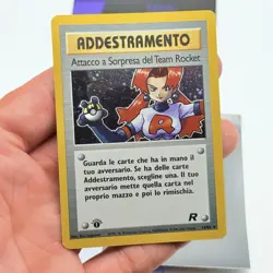 CARTA POKEMON ADDESTRAMENTO HOLO 16/82 - ITA - 1 EDITION - TEAM ROCKET - EX/NM - Image 2
