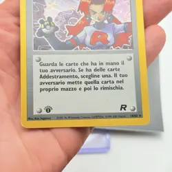CARTA POKEMON ADDESTRAMENTO HOLO 16/82 - ITA - 1 EDITION - TEAM ROCKET - EX/NM - Image 3