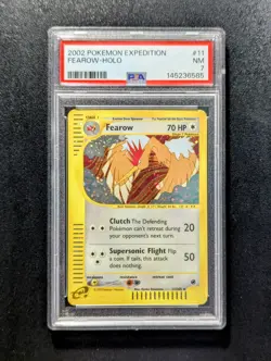Fearow [Expedition] **HOLO** 011/165 PSA 7 - 2002 Pokemon TCG - NM - Image 1