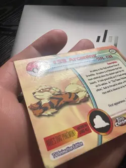 Pokemon 2000 Topps Chrome Arcanine #59 - Image 3