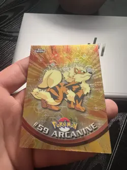Pokemon 2000 Topps Chrome Arcanine #59 - Image 5