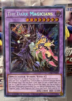 YuGiOh The Dark Magicians LDS3-EN090 SECRET RARE LIMITED EDITION Sealed Promo - Image 1