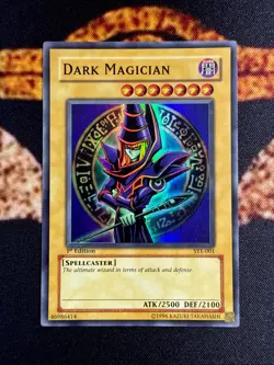 🔥YUGIOH • DARK MAGICIAN • SUPER RARE • SYE-001 • 1st EDITION • VLP🔥 - Image 1