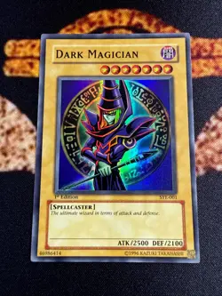 🔥YUGIOH • DARK MAGICIAN • SUPER RARE • SYE-001 • 1st EDITION • VLP🔥 - Image 2