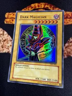 🔥YUGIOH • DARK MAGICIAN • SUPER RARE • SYE-001 • 1st EDITION • VLP🔥 - Image 3