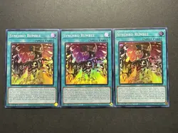 3x Synchro Rumble | AGOV-EN060 | Super Rares | LP | 1st Edition | YuGiOh! - Image 1